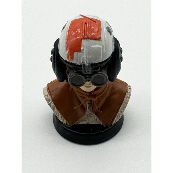 1999 Star Wars Episode 1 Phantom Menace - Lot of 3 Mini Vinyl Bust Statues 1.5” - Picture 4 of 6